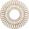 Ekena Millwork Cornelius Wood Fretwork Pierced Ceiling Medallion, Red Oak, 28"OD x 10 3/8"ID x 3/8"T CMWP28X0375CRRO - alternate 1